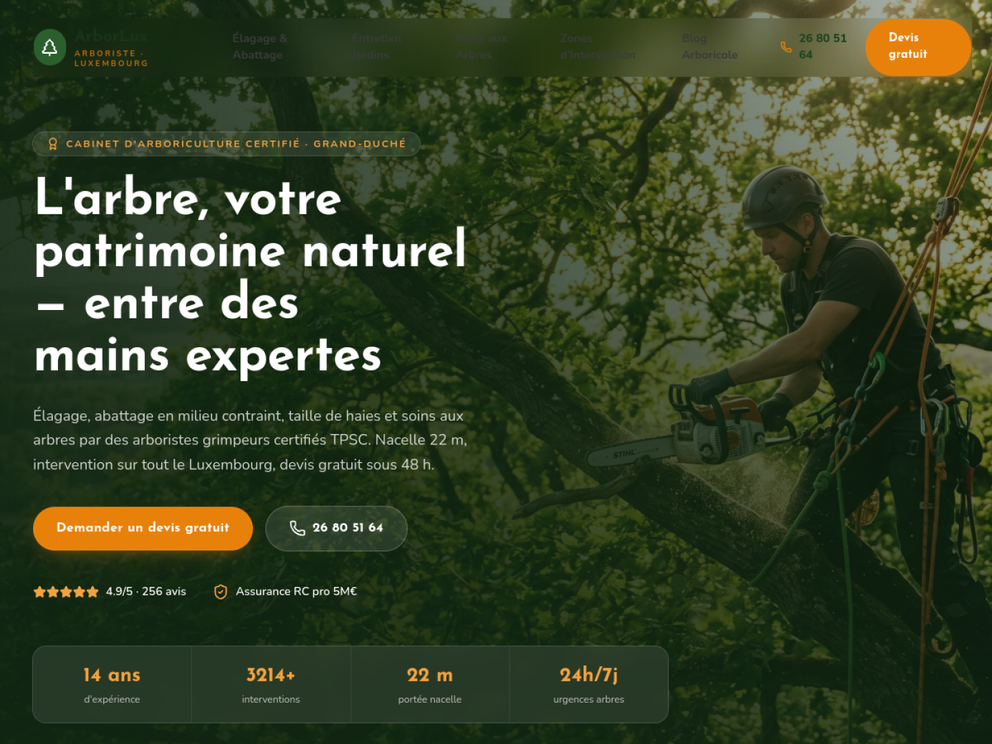 Aperçu du design ArborLux