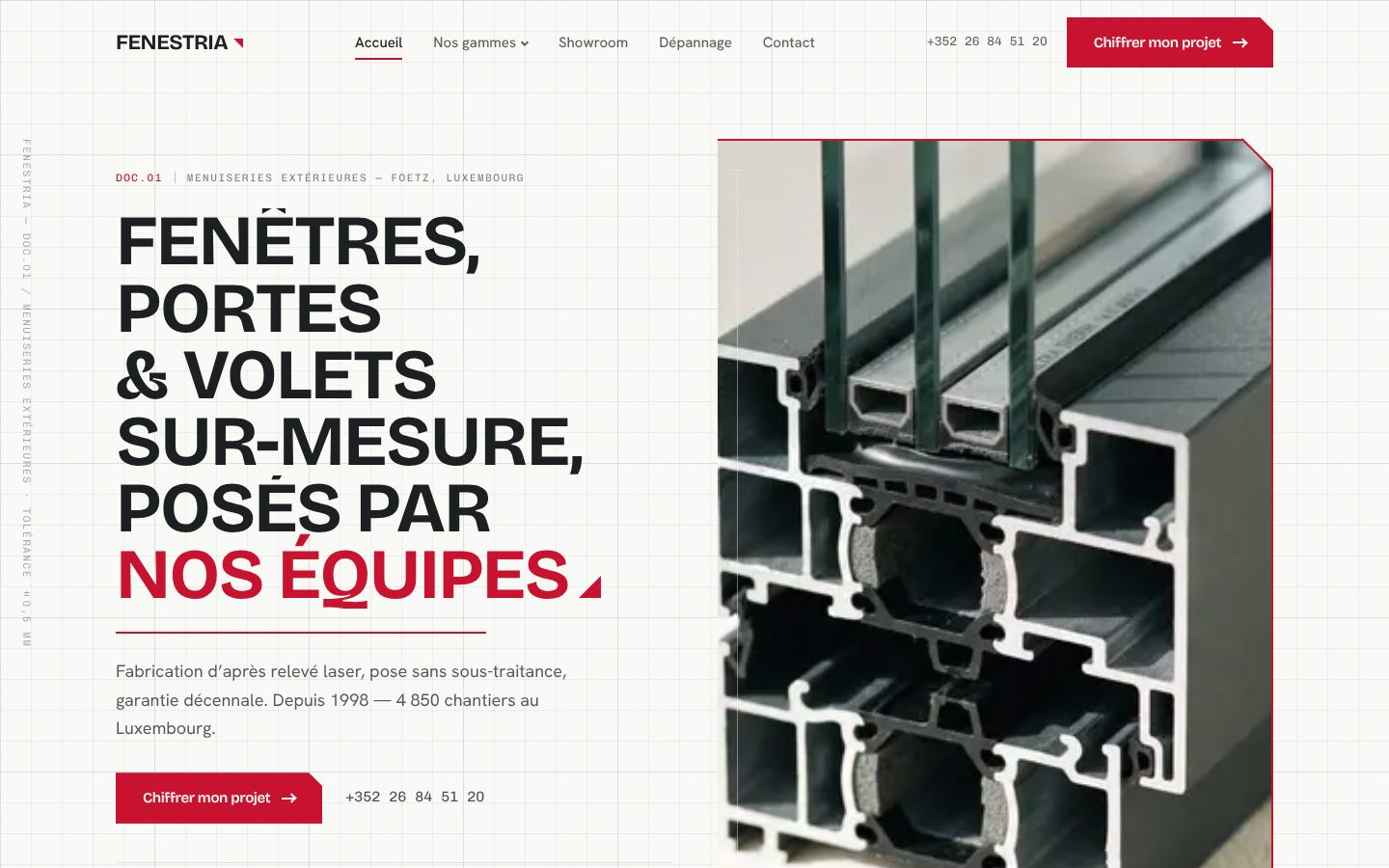 Aperçu du design Fenestria