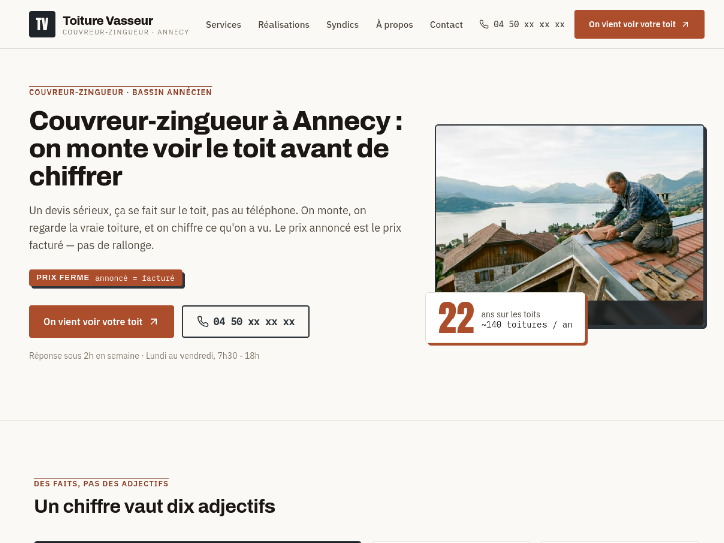 Aperçu du design Toiture Vasseur