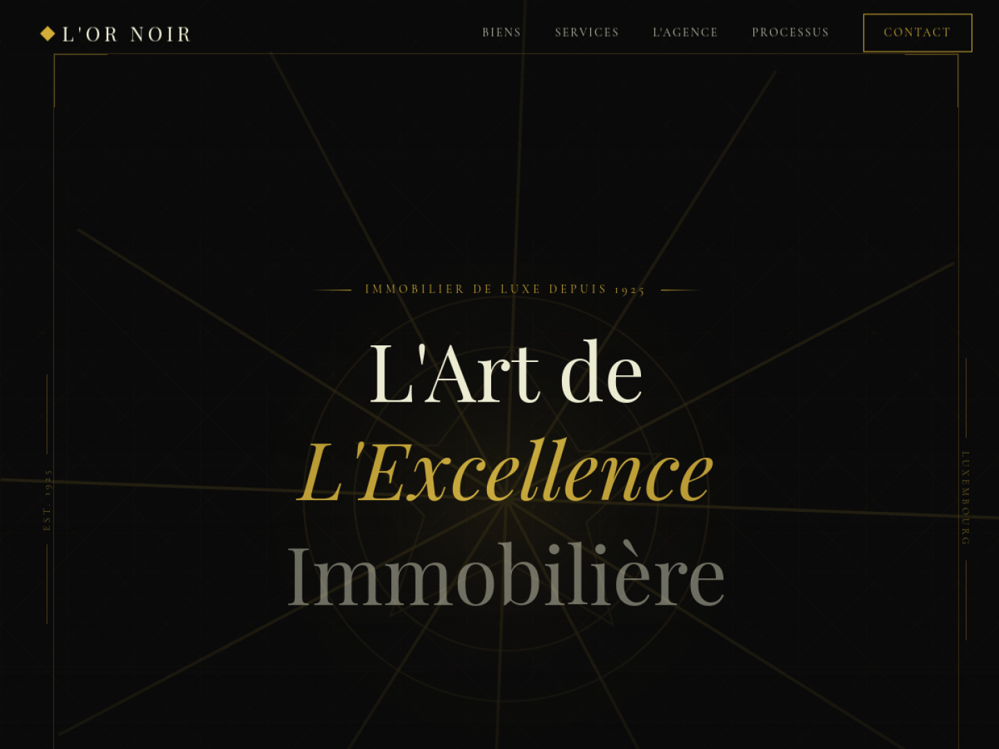 Aperçu du design L'Or Noir Art Déco