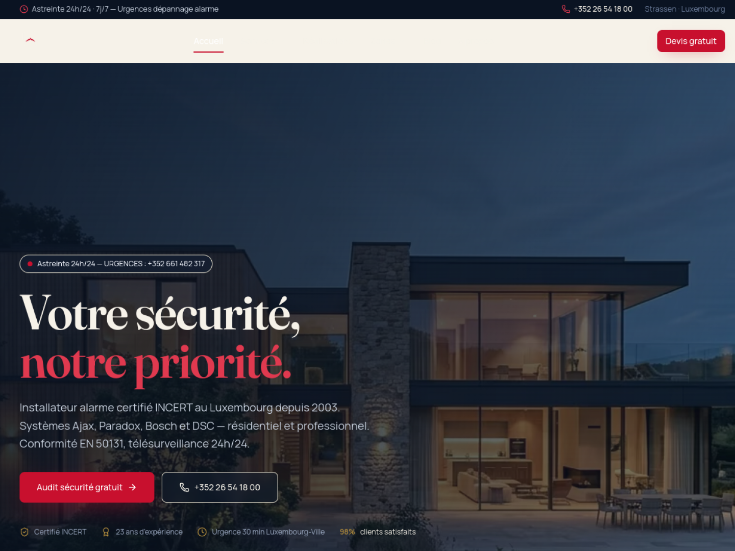 Aperçu du design SecurLux