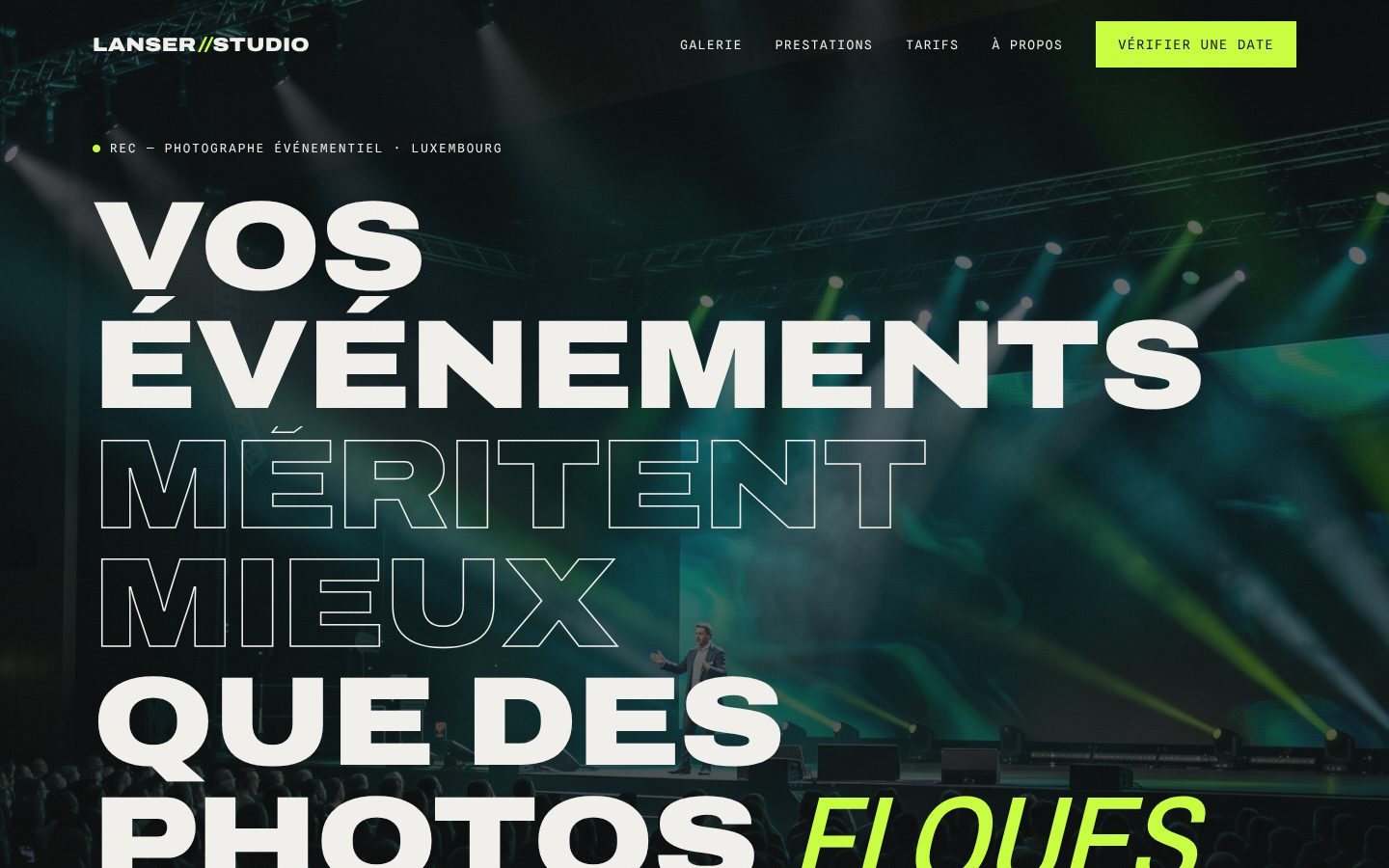 Aperçu du design Lanser Studio
