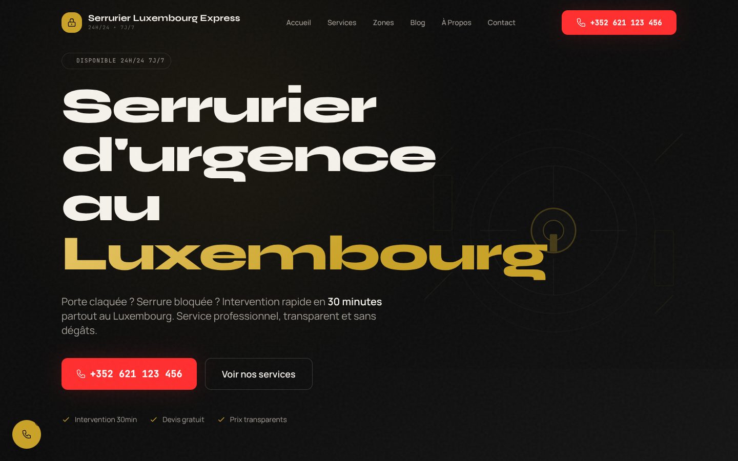 Serrurier Urgence 24/7