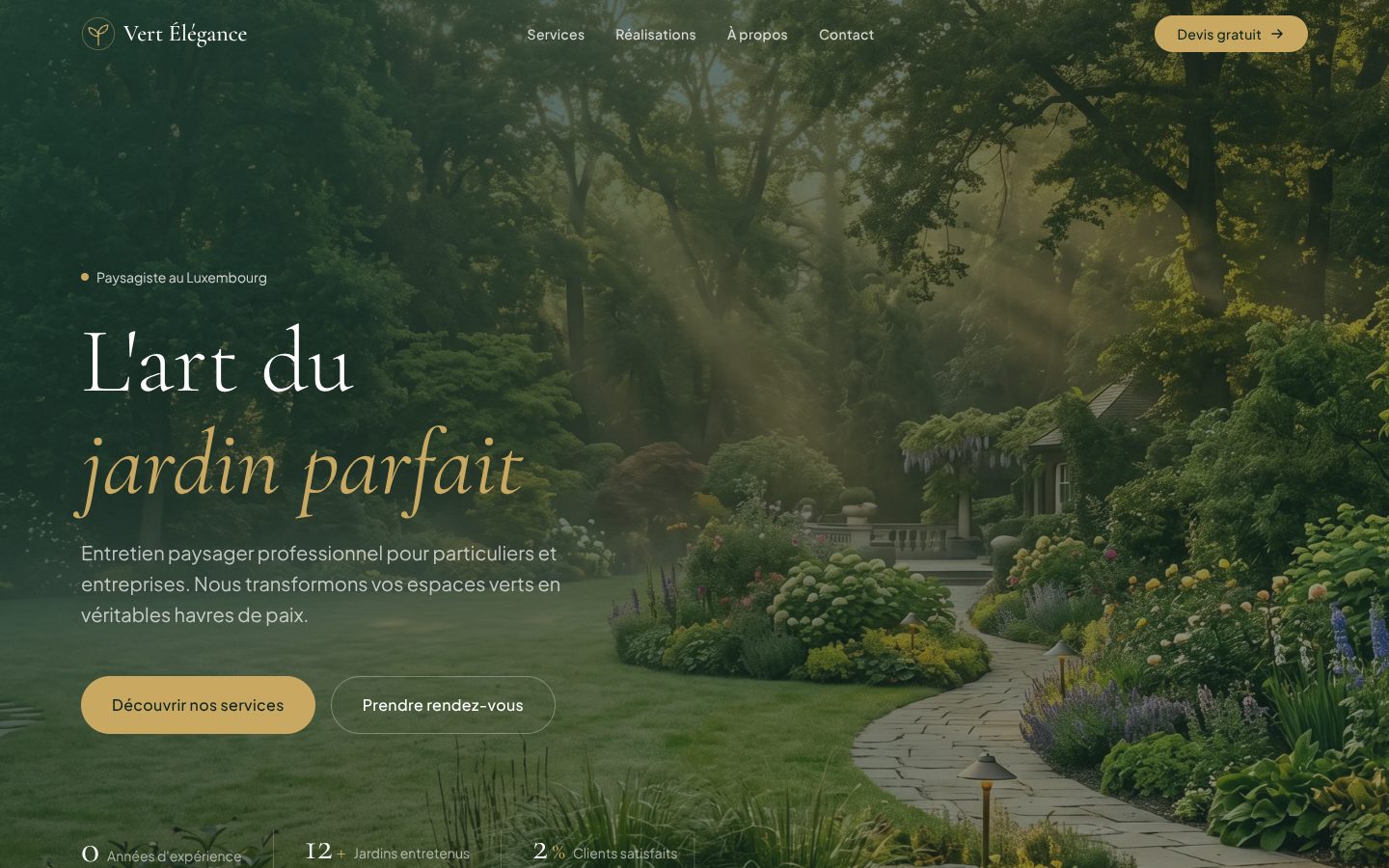Aperçu du design Vert Élégance