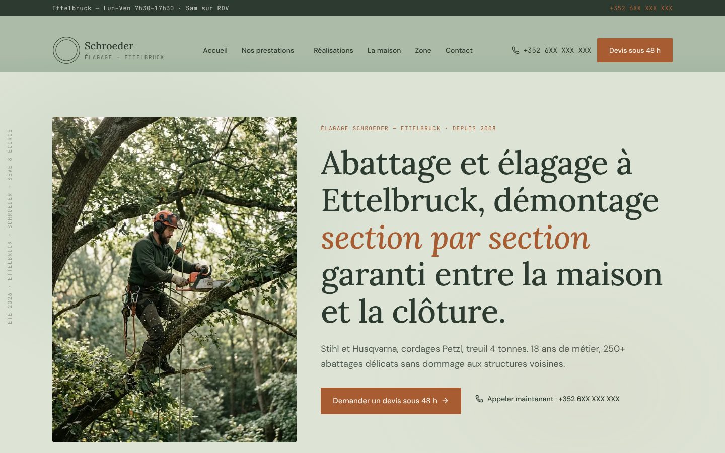 Aperçu du design Élagage Schroeder