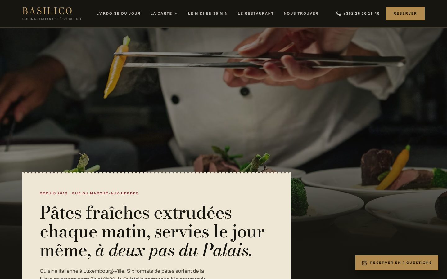 Aperçu du design Basilico
