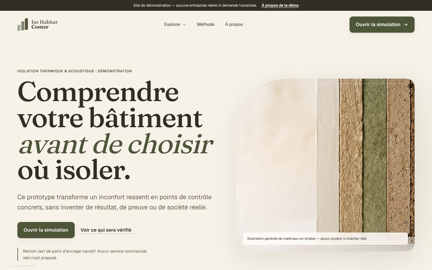 Aperçu du design Iso Habitat